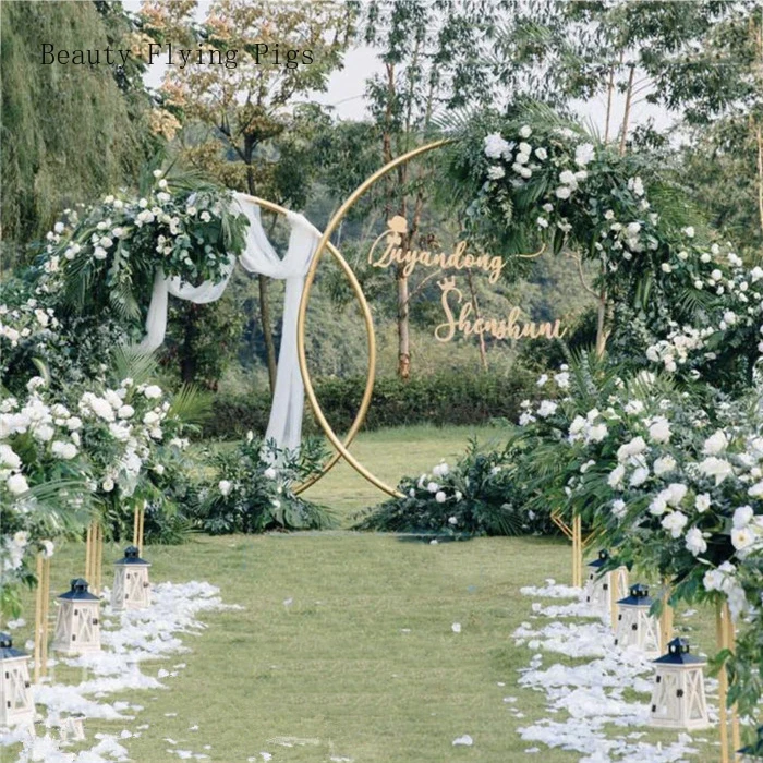 Железная круглая свадебная АРКА реквизит фоновый декор полка с одной аркой для
