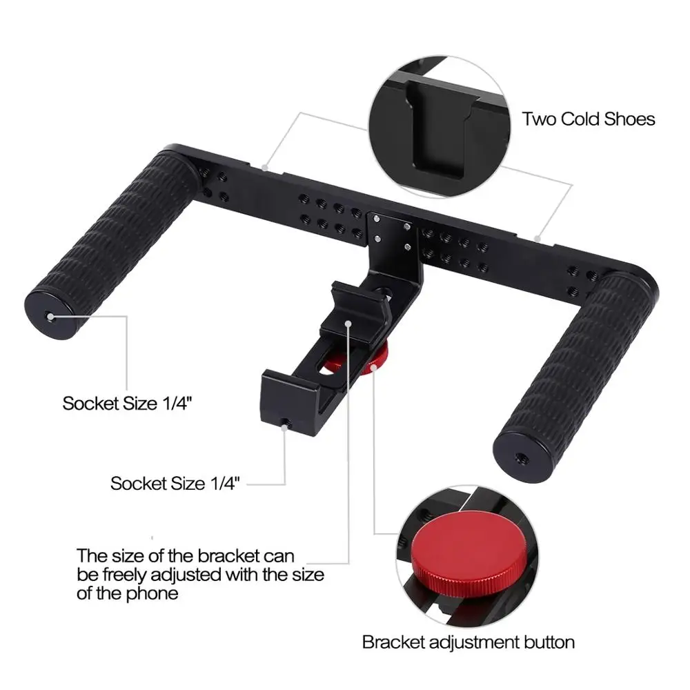 PULUZ 4 в 1 прямом эфире кольцо светодиодный селфи светильник для видеокамеры