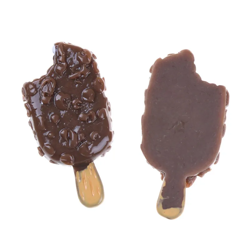 

5PCS Miniature Mini Dollhouse Chocolate Popsicle Food Model Home Kitchen Decor Good Quality