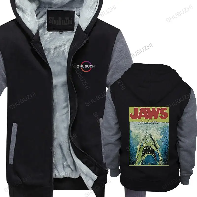 

Trevco Jaws Movie Poster Retro Vintage Classic Universal Studios Mens Adult Graphic hoodies thick hoodie 100 % Cotton for Men