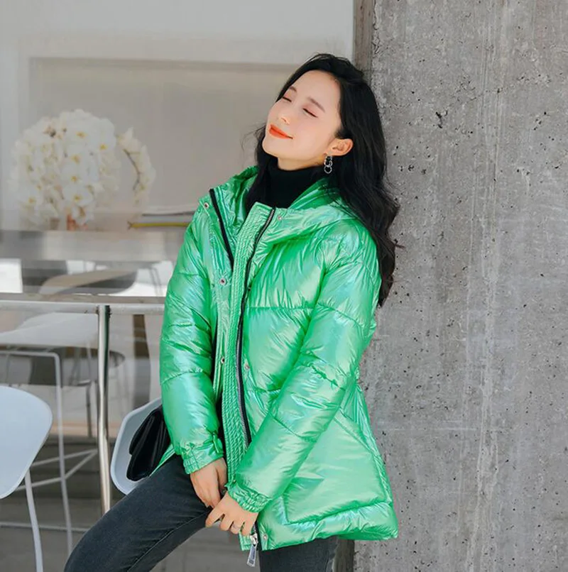 Женское зимнее пальто женские парки облегающая плотная теплая пуховая куртка с