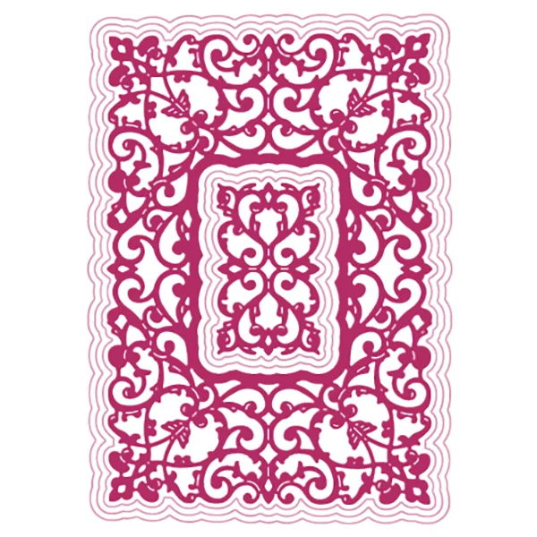 

New Arrival 2021 Petite Rectangle Frame Metal Cutting Die Diy Molds Scrapbooking Paper Making Cuts Crafts Template Handmade Card