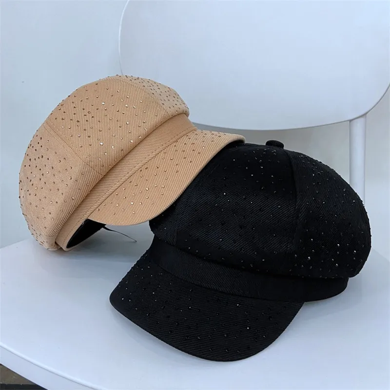 

Новинка 202111-dudu Осенняя Женская Повседневная Уличная Женская восьмиугольная шляпа женская кепка с козырьком