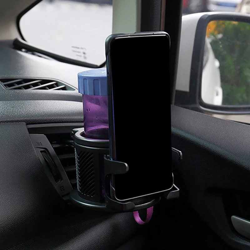 

Universal Multifunction Car Cup Holder Rotatable Convient Design Mobile Phone Drink Holder Drink Holder Accessories