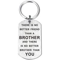 birthday key chain gifts no better friend than a brother no better brother than you friendship friend men keychain from sister