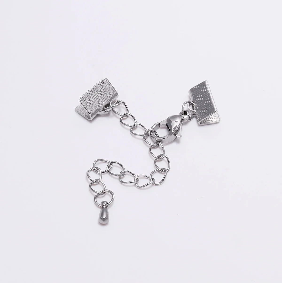 Концевые застежки из нержавеющей стали для изготовления ювелирных изделий 5