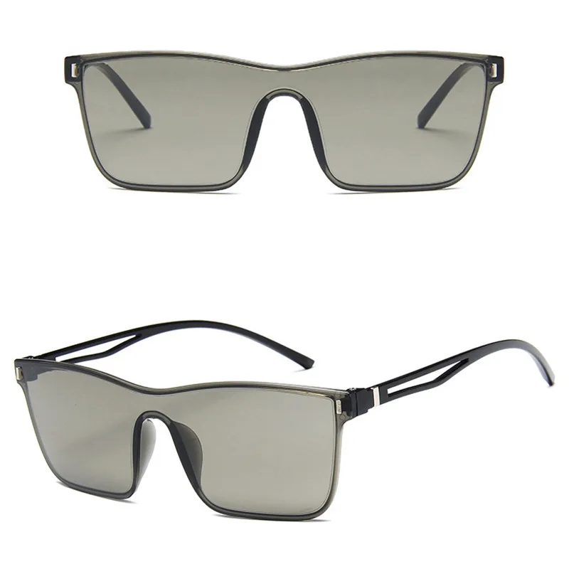 Яркие линзы негабаритные солнцезащитные очки для женщин ретро бренд мужчин и