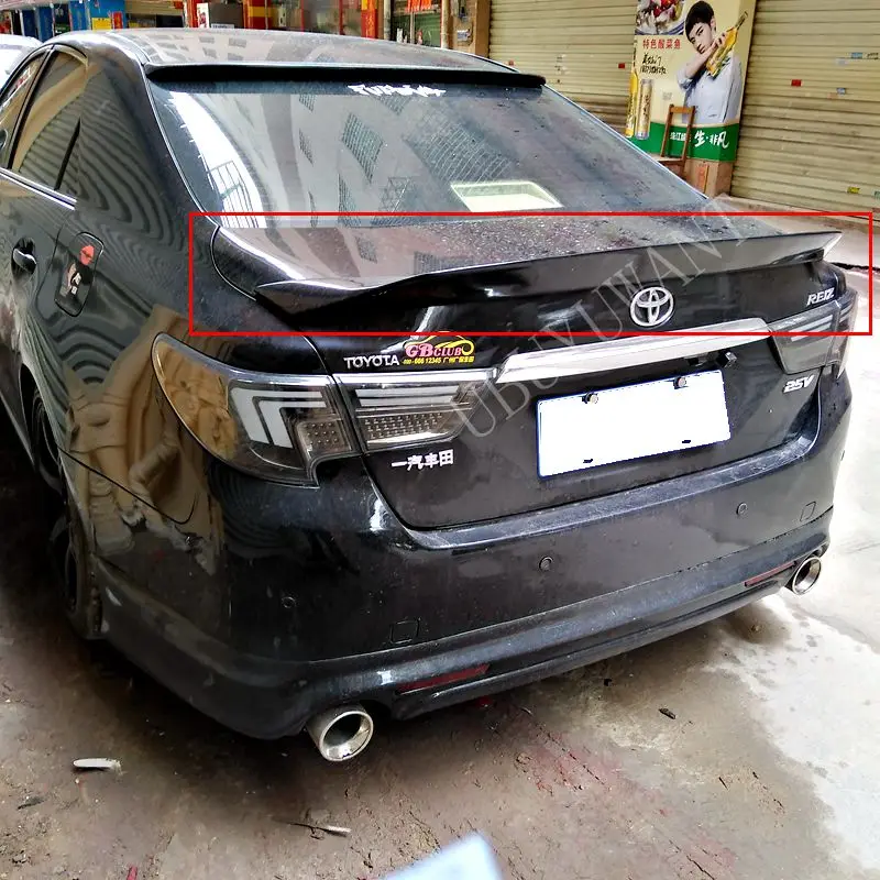 UBUYUWANT для Toyota Mark X RIZE 2014 2017 FRP внешний задний спойлер из углеродного волокна