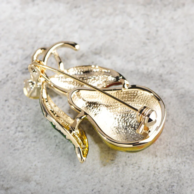 Мужская/Женская/Детская Брошь Blucome желтая эмалированная брошь в форме тыквы с