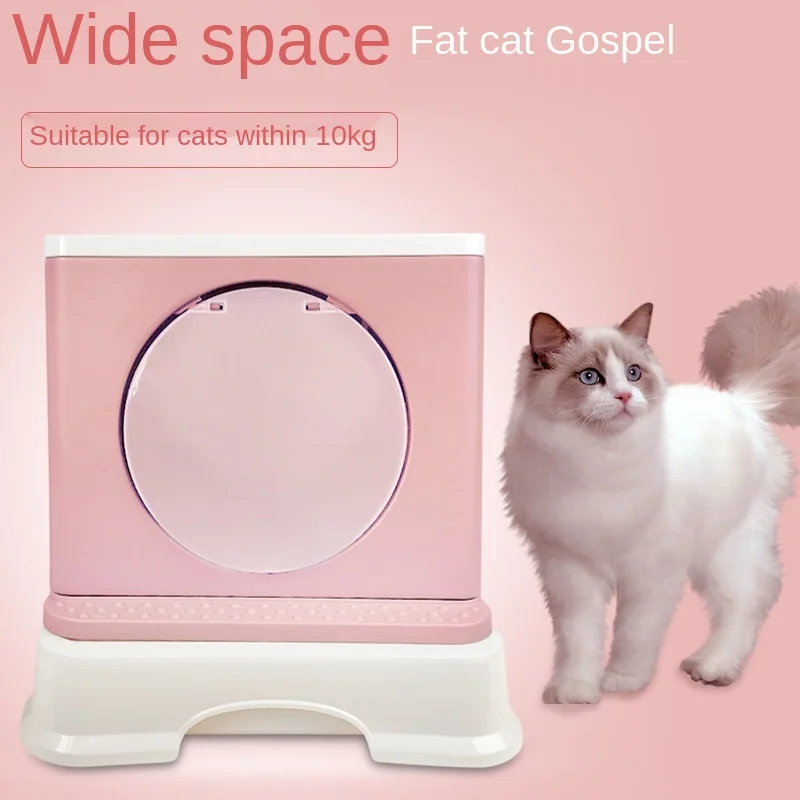 Закрытая емкость для кошачьего песка VOW ящик туалета складная большого Кала с