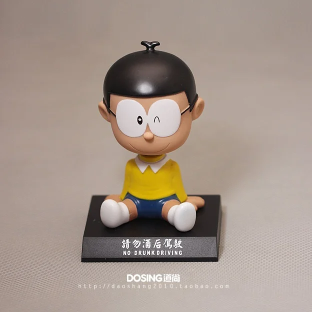 Animation Garage Kid Doraemon Collection Toys: Action Figure PVC Dolls Nobita Nobi Model Decoration Shaking Head Best Gift | Игрушки и