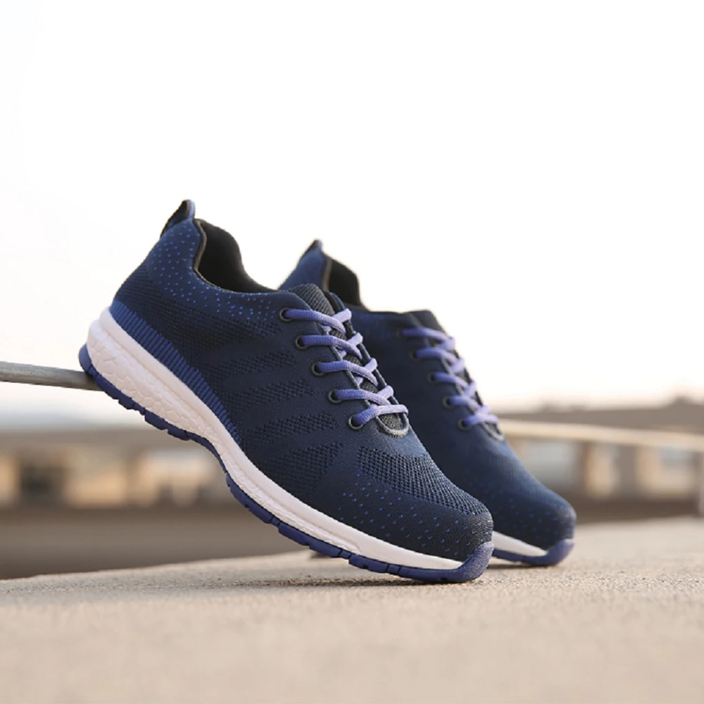 Мужские Нескользящие рабочие ботинки теплые безопасные кроссовки стальной