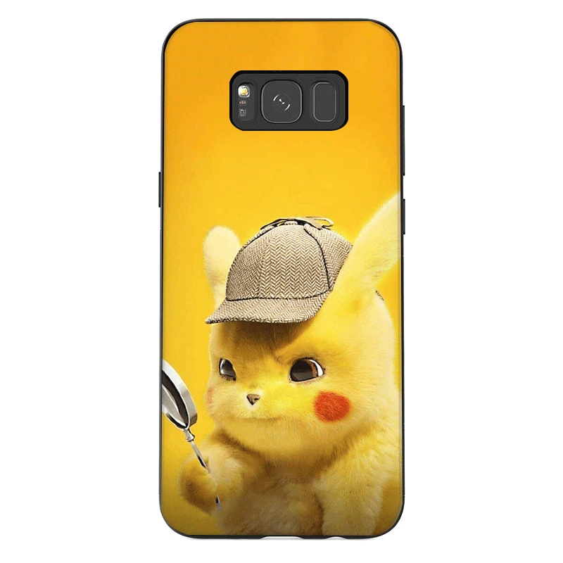 Чехол для телефона для samsung J6 A70 A60 A50 A40 A20 A30 A10 A7 A6 A5 A3 A8 A9 крышка Пикачу