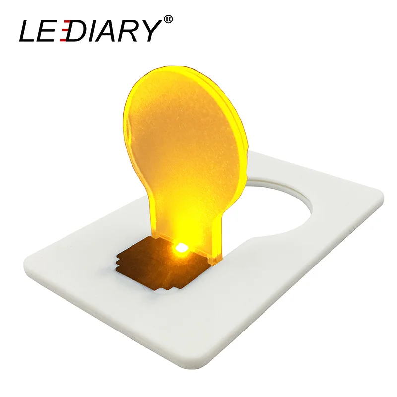 LEDIARY 10 шт. хит продаж портативная Светодиодная лампа для карт/мини в форме