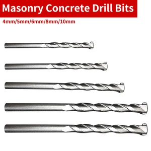 1 шт., набор фрез для бурения бетонных кирпичей, 4 мм, 5 мм, 6 мм, 8 мм, 10 мм