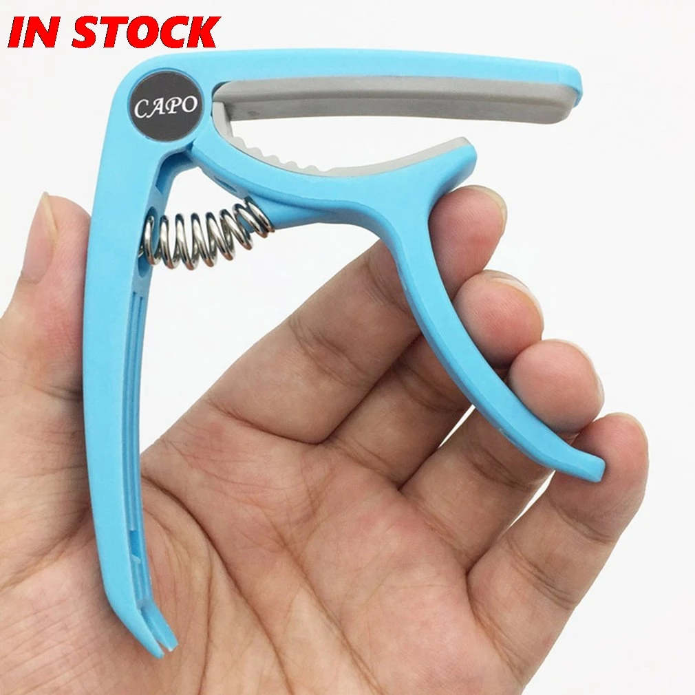 2021 neue kunststoff gitarre capo für 6 string akustische klassische elektrische guitarra tuning clamp musical instrument zubehör free globa