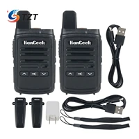2pcs hamgeek mini 3358w mini walkie talkie vhf uhf transceiver 8w 2 3km 16 channel two way radio
