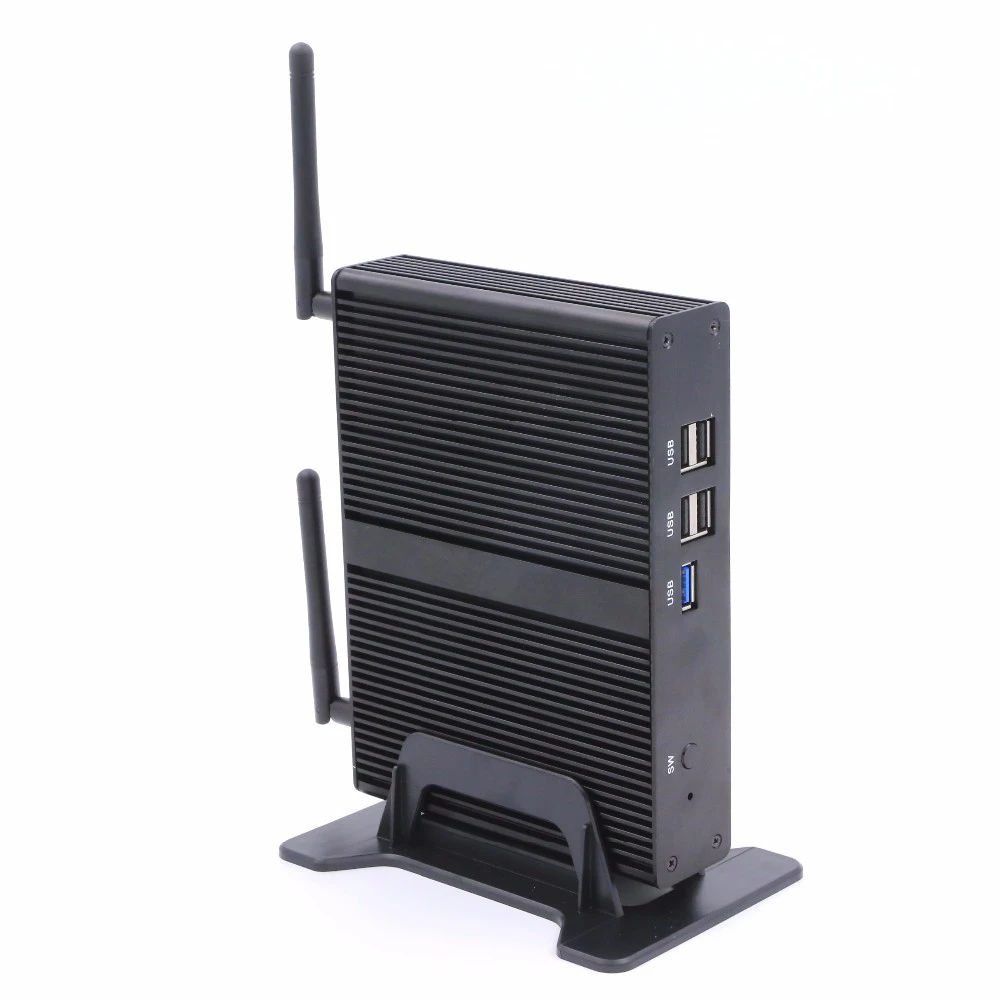Topton Cheap Mini PC Intel Core i3 7100U 2955U DDR3L 2.4GHz 4GB RAM 64GB SSD Windows 10 PRO WIFI LAN 4K HDMI VGA+ Desk Bracket | Компьютеры