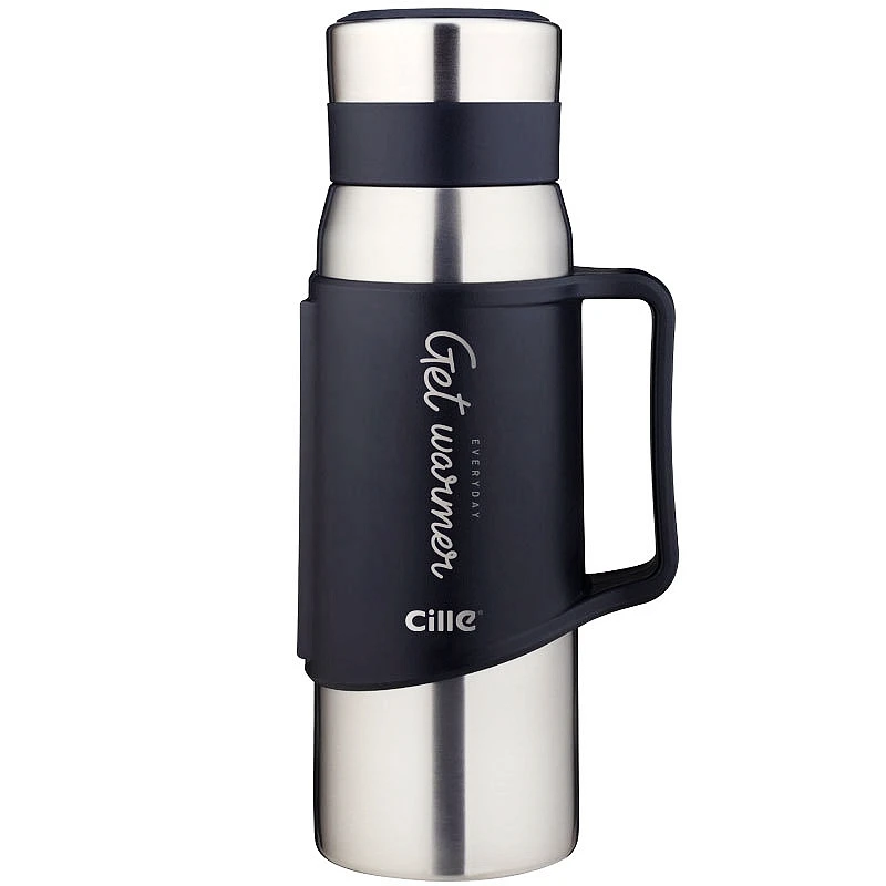 

Travel Thermosflask Thermos Water Coffee Bottle Stainless Steel Coffee Cup Mug Heat Cold Preservation Portable outdoor hiking