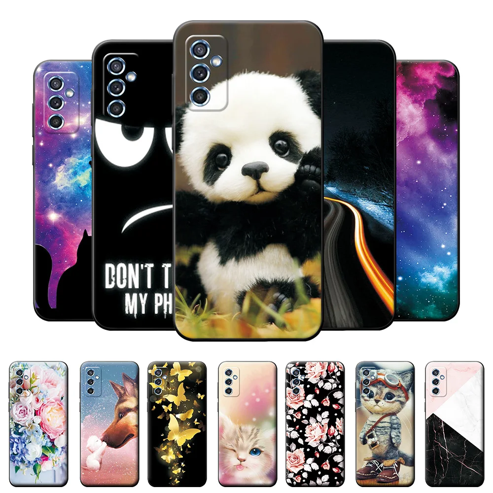 

For Samsung Galaxy M52 Case Soft Bumper Fundas Coque M 52 SM-M526BR 6.7 inch Cartoon Cute Phone Cover Case For Samsung M52 5G