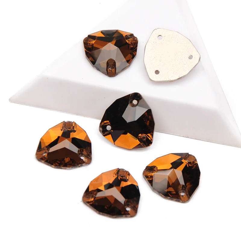 YANRUO 3272 Trilliant Sewn Stones Glitter Strass - DIY Sewing Crystals for Clothes Dress Making - Flat Back Glass Rhinestones image 3