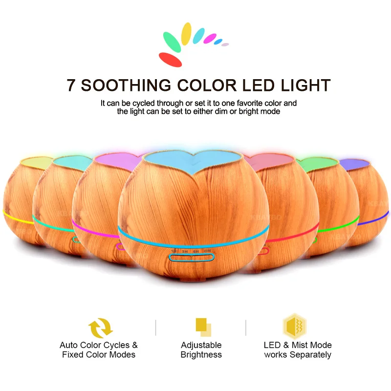 300 мл Лидер продаж ультразвуковая аппаратура увлажнитель воздуха Арома эфирные