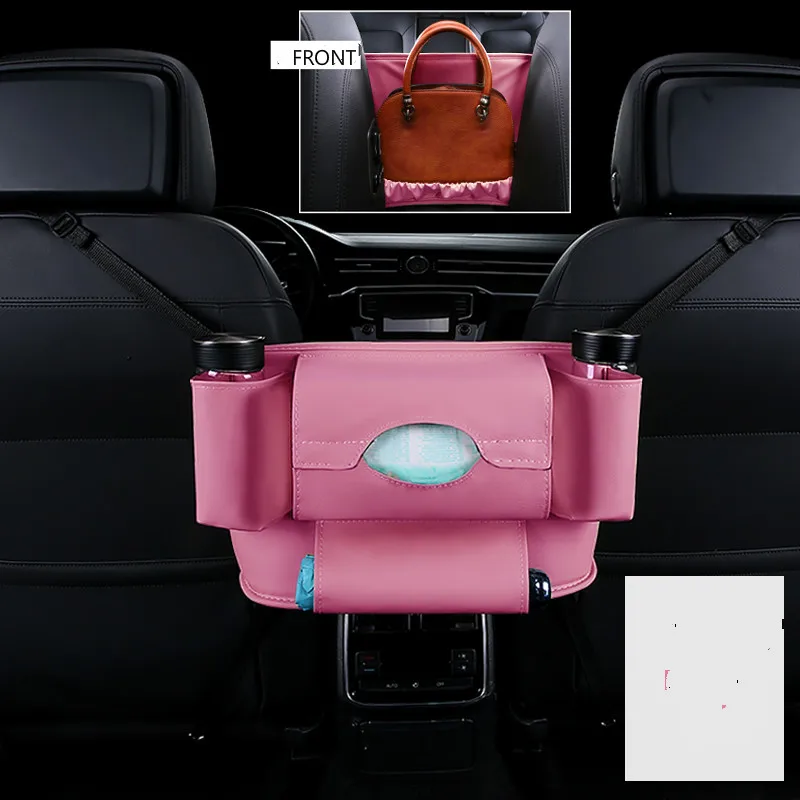 C-Pink Промежуточная сумка на заднее сиденье автомобиля для приема и подвешивания багажника - Название цвета: C-Pink