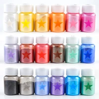 18 colors mica powder epoxy resin dye diy accessories pearl pigment for silicone mold pendant necklace jewelry hand making craft