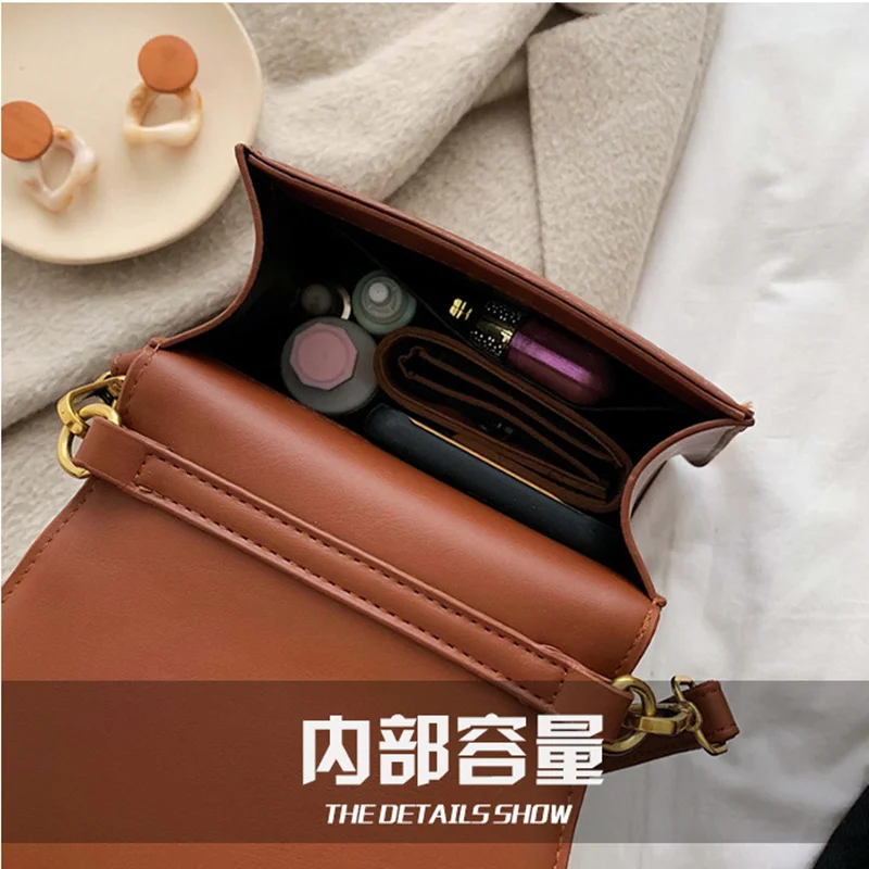 2020 новая ретро модная широкополосная маленькая квадратная сумка высокого