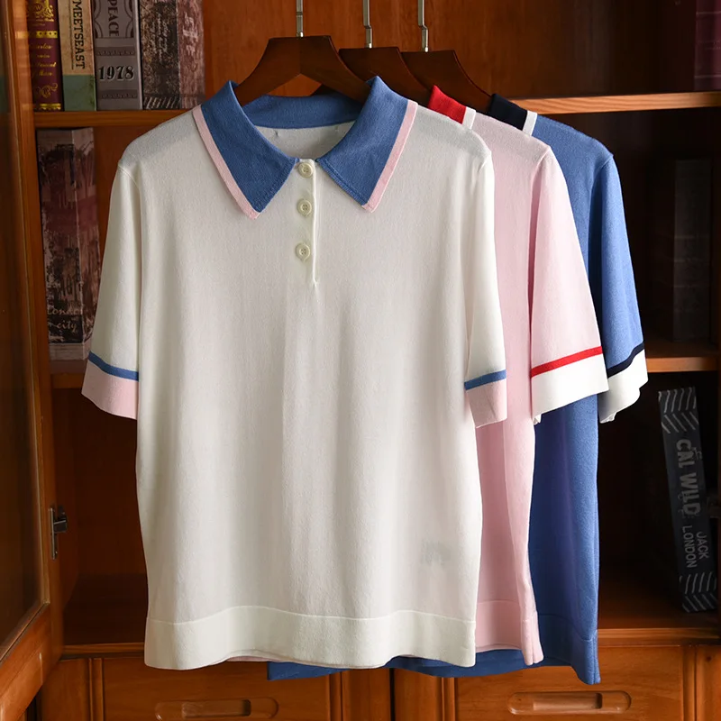 

Лето 2020, модная женская Совершенно новая Высококачественная Милая футболка, шикарная Комфортная трикотажная футболка B995