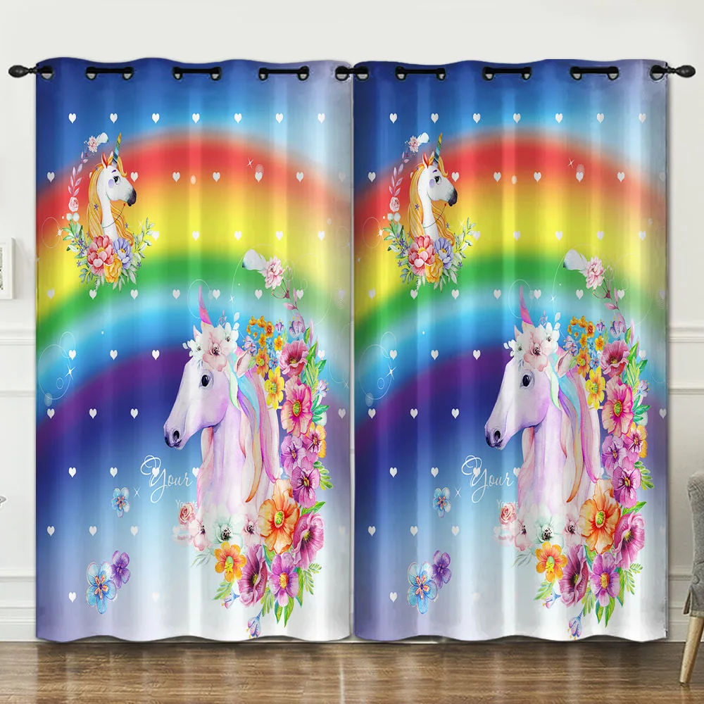 

Latest Korean Pink Color Dream Princess Design Cartoon Curtains For Kids Girls Living Room Bedroom Shade Cortina Customized Size