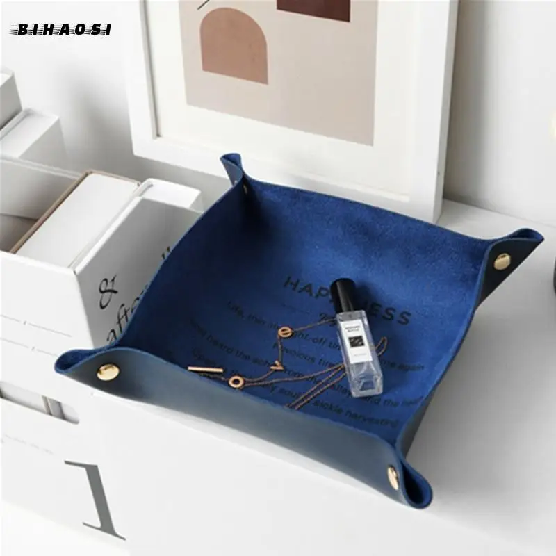 Настольный кожаный брелок для ключей декоративная тарелка дома кошелек складной