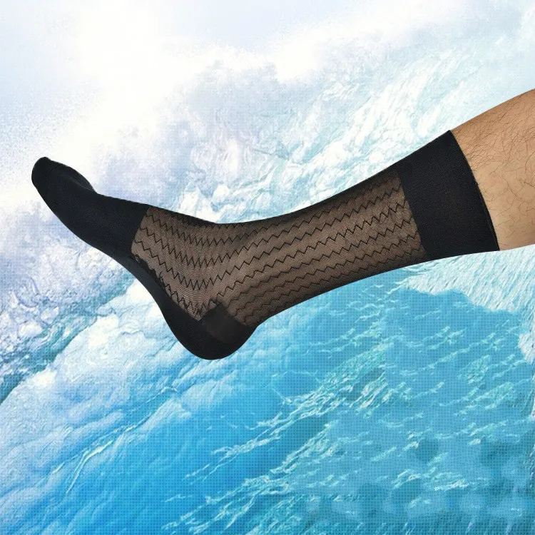 Носки без пятки нарядные носки подарки для мужчин прозрачные экзотические