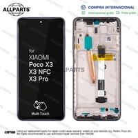 6 67 inch original display for xiaomi poco x3 x3 pro x3 nfc lcd touch screen digitizer with frame replacement