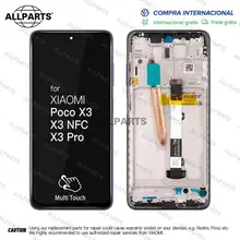6.67 inch Original Display For XIAOMI POCO X3 / X3 Pro / X3 NFC LCD Touch Screen Digitizer with Frame Replacement