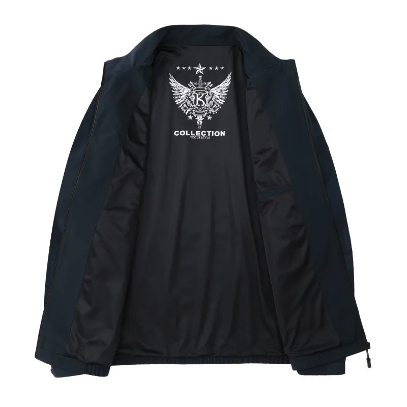 

New Arrival Suepr Large Men Spring And Autumn Fashion Casual Stand Collar Jacket Camouflage Printed Coat Plus Size 3XL4XL-7XL8XL