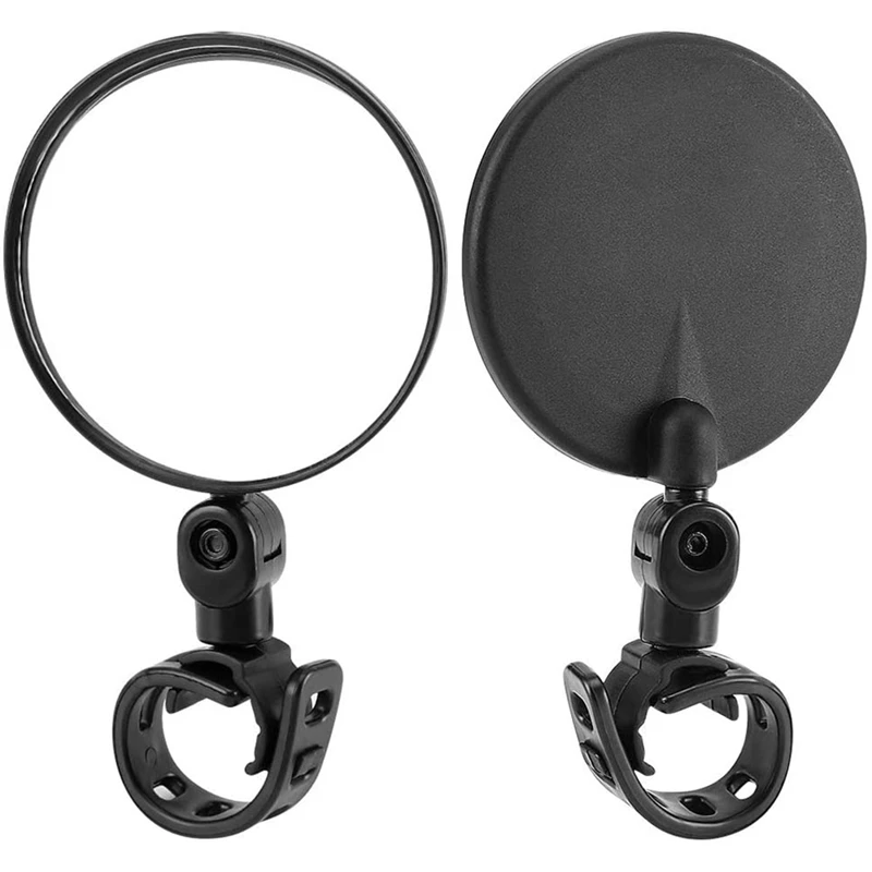 

4Pcs Bike Mirrors,Adjustable 360 Rotatable Handlebar Glass Rearview Bicycle Mirrors for Road Mountain Bike