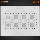 Трафарет Amaoe MU3 BGA для реболлинга для MT6762D0 MT6762V MT6739V MT6785V MT6757V MT6771V MT6763V MT6873V MTK чип процессора IC стальная сетка
