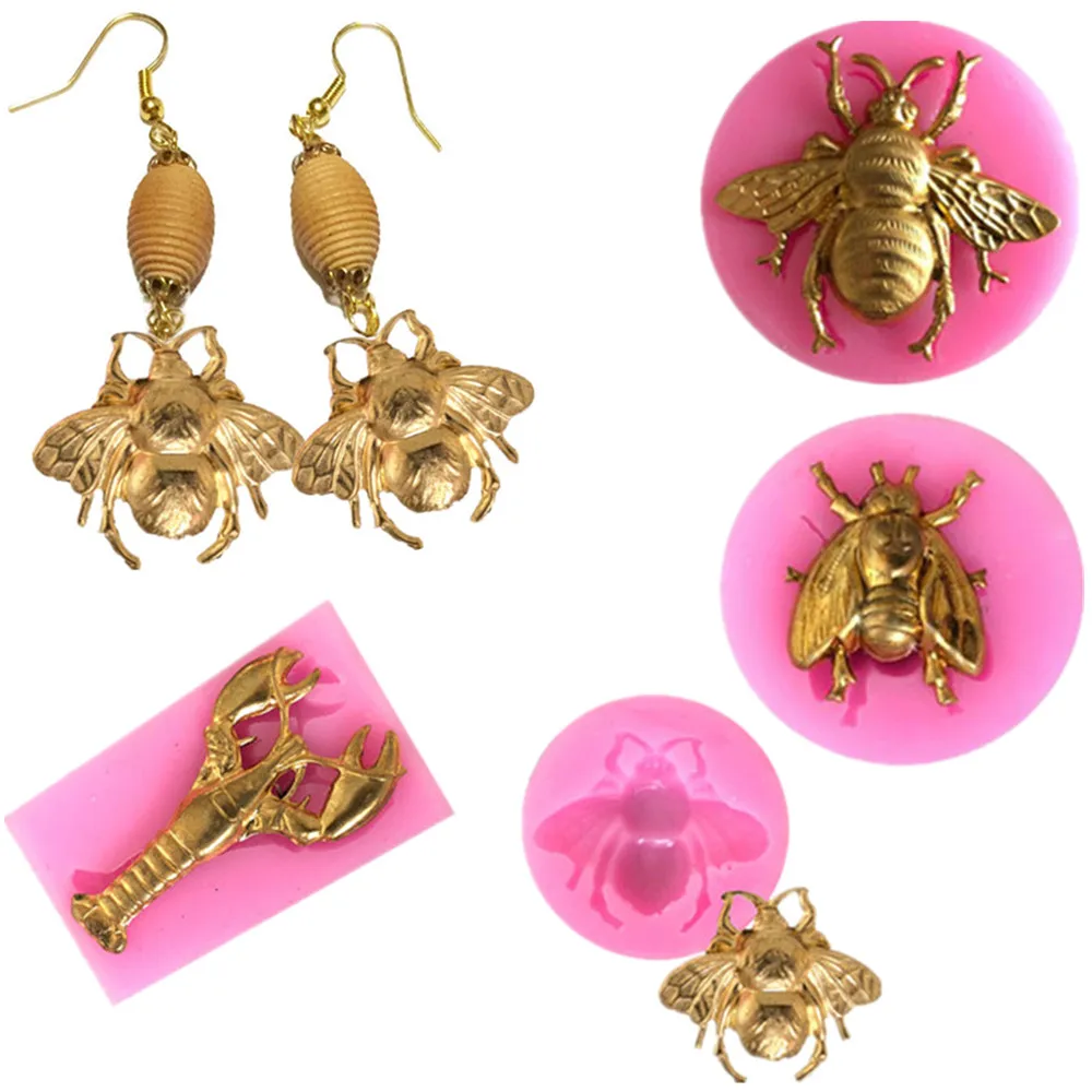 Силиконовая форма серии пчела лобстер сделай сам для кулинарного торта шоколада