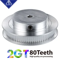 mellow voron 3d printer parts 80 teeth 2gt synchronous pulley bore 5mm for width 6mm gt2 timing belt gt2 pulley belt 80teeth 80t