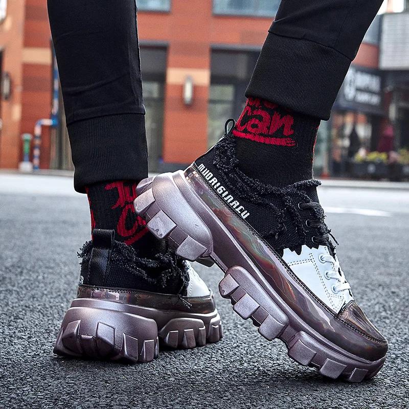 RUIFF/прогулочная обувь Кроссовки на толстой подошве визуально увеличивающие рост