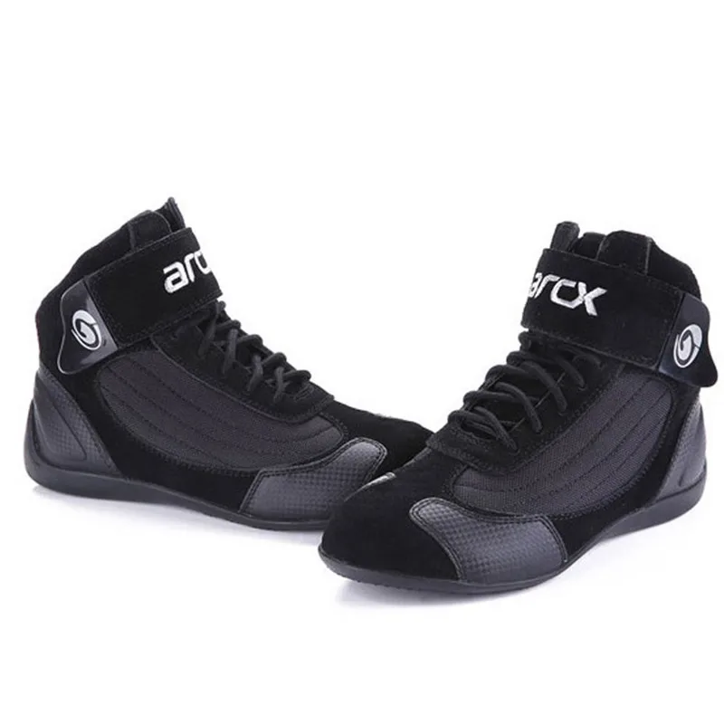 Байкерские ботинки ARCX из натуральной коровьей кожи ботильоны для езды на