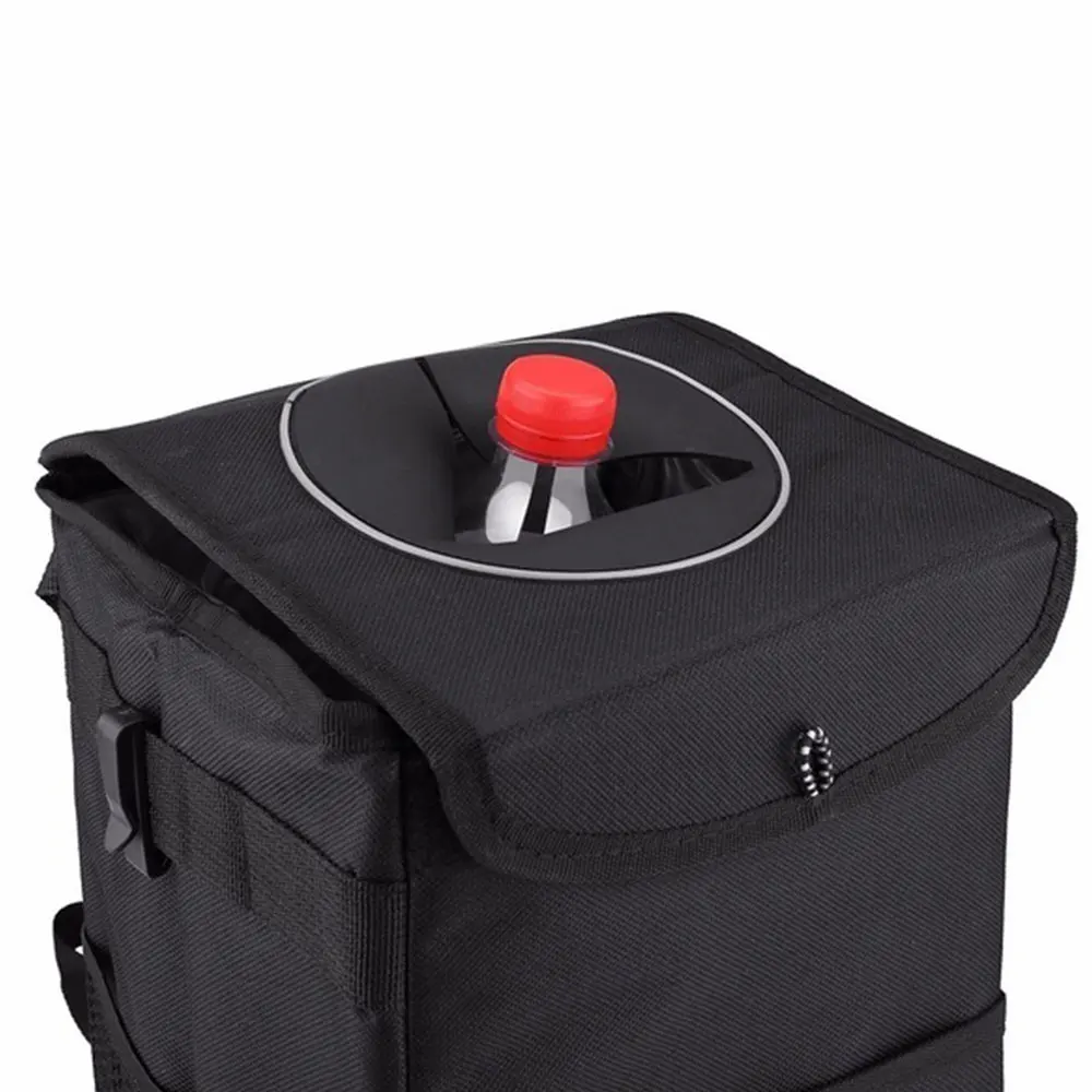 

Reusable Waterproof Trash Can Bags Oxfords Cloth Car Hanging Bag Storage Bags Storage Trash Bag Car Gabage Basket