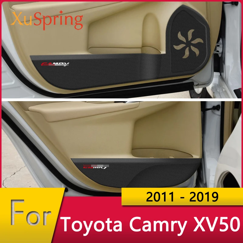 

Car Door Anti-kick Mat Body Side Cover Protective Water-proof Dust-proof Stickers Styling for Toyota Camry 2011-2019 XV50 7th