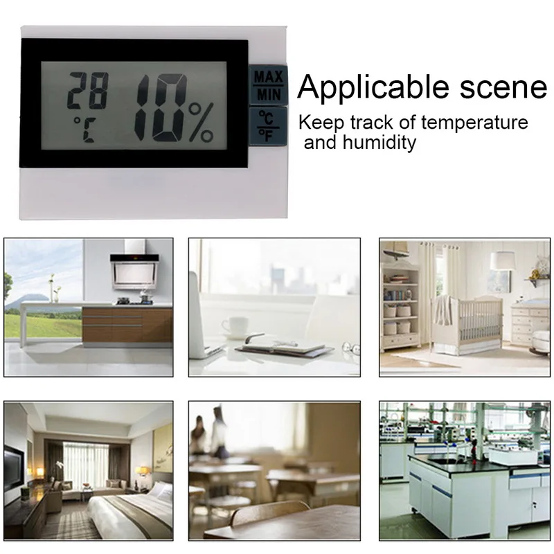 HX 806 Мини цифровой ЖК дисплей удобный датчик температуры измеритель влажности