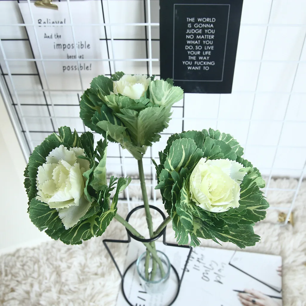 Искусственная трава 40 см цветок для дома и сада Свадебный Цветочный милый Декор