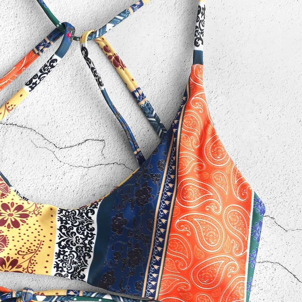 Вы не можете нажать и посмотреть? Женский сексуальный купальный костюм тройка с