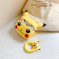 pokemon airpods pro 3 silicone case kawaii pikachu cartoon anti fall bluetooth headset protective case box new year gift