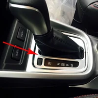 for suzuki vitara 2015 2016 2017 abs chrome car interior gear shift box panel frame trims cover sticker car styling accessories