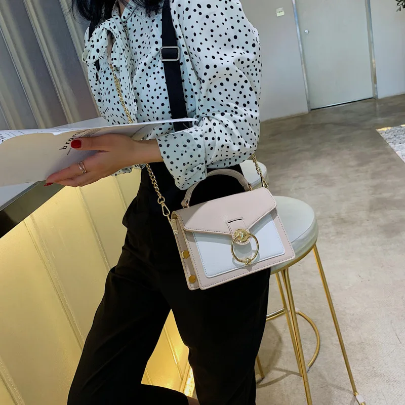 Дизайнерские дамские сумочки через плечо Прошитые мессенджеры на повседневный